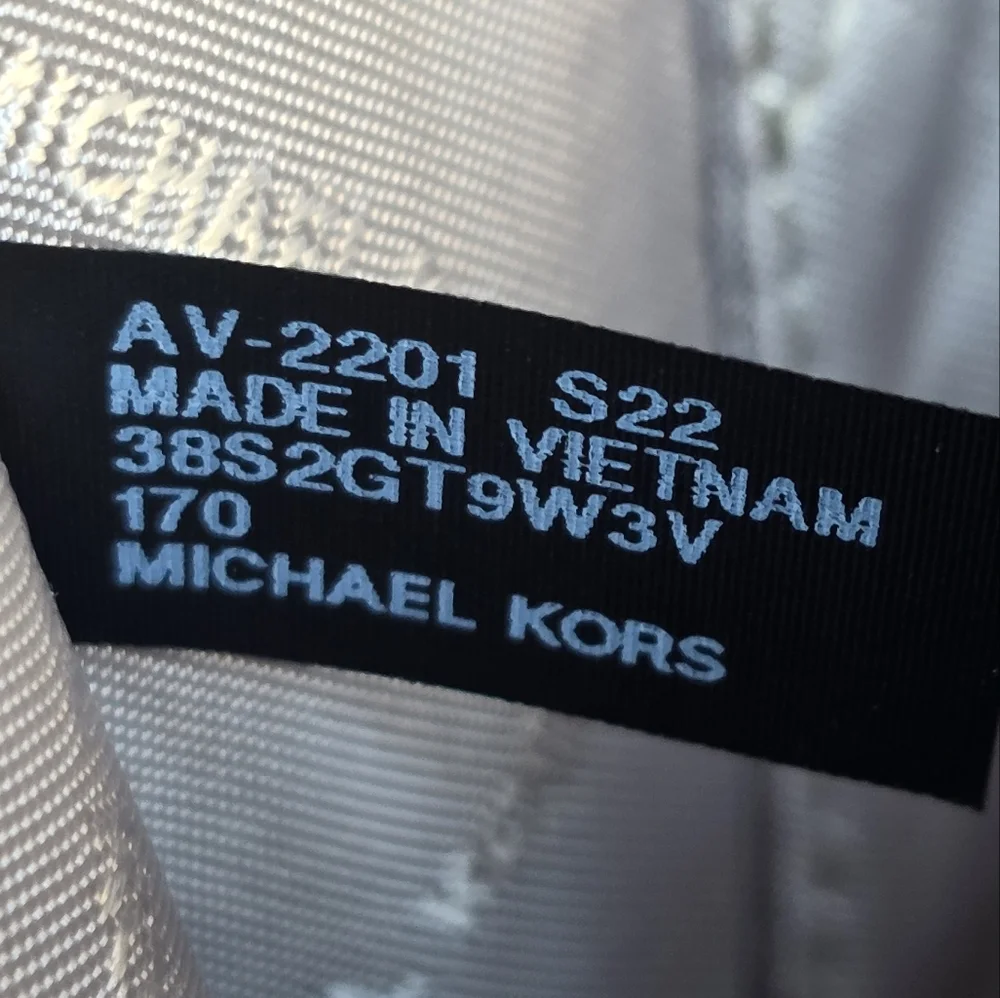Michael Kors Jet Set Logo Large Floral Wristlet Clutch,